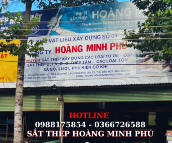 Công ty TNHH MTV Hoàng Minh Phú - Đơn Vị Hàng Đầu trong Ngành Sắt Thép Bình Dương